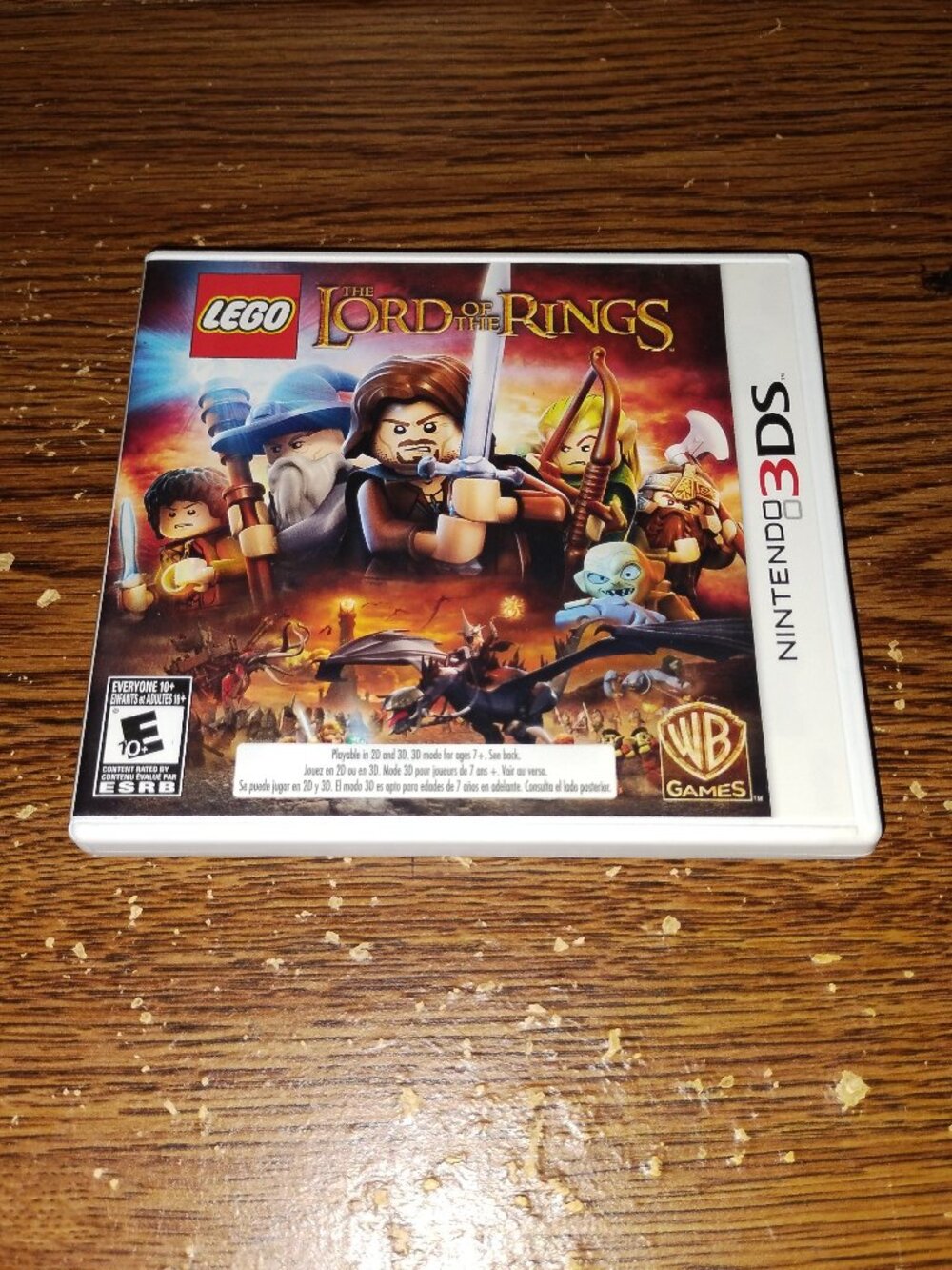 LEGO Lord of the Rings (Nintendo 3DS, 2012) Complete w / manual